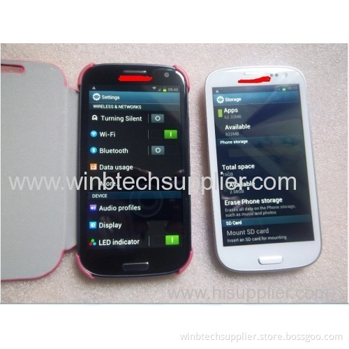 New Arrival S3 Mtk6577 Dual Core I9300 Phone